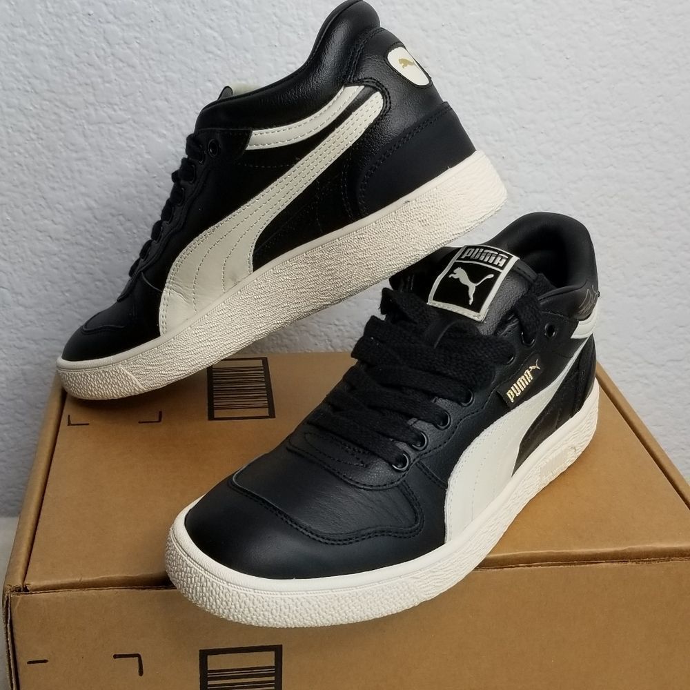 Puma Ralph Sampson Mid Leather Sneaker Shoes Sz 8 Mens New